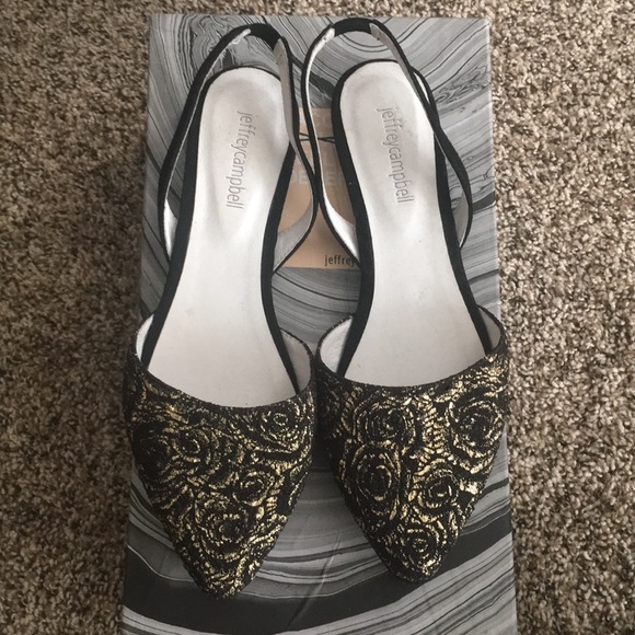 Jeffrey Campbell Shoes - NWT Jeffery Campbell pointy slingback flats